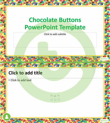 Go to Chocolate Buttons – PowerPoint Template teaching resource