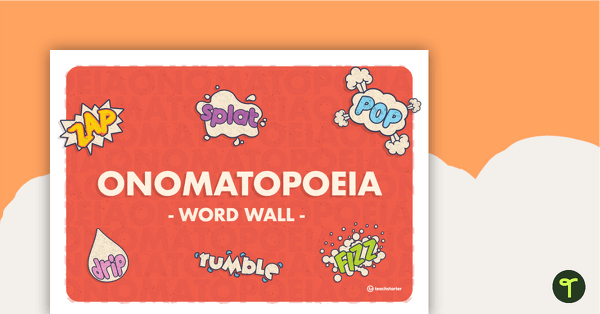 Go to Onomatopoeia Word Wall teaching resource