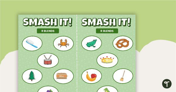 Go to SMASH IT! R Blends Game teaching resource