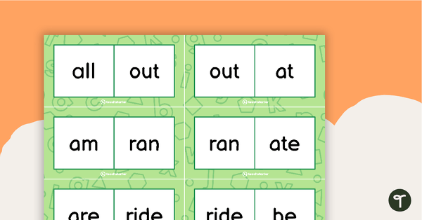 Go to Sight Word Dominoes - Primer Dolch Sight Words teaching resource