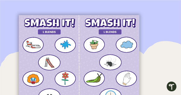 Go to SMASH IT! L Blends Game teaching resource