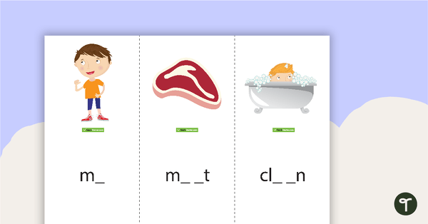 Go to Phoneme Match-Up Activity - e, ea, ee, y, ey teaching resource