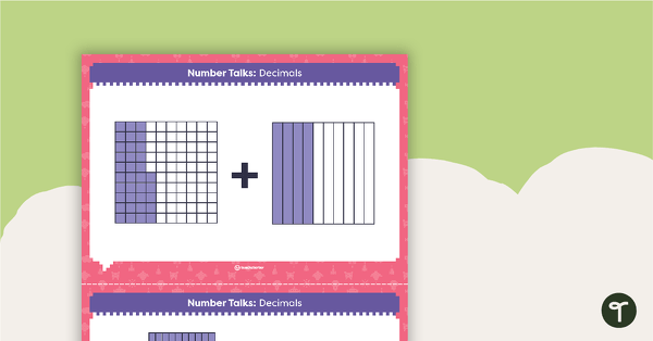 Go to Number Talks – Decimal Operations Task Cards teaching resource