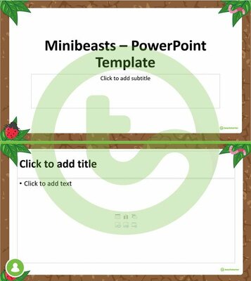 Go to Minibeasts – PowerPoint Template teaching resource