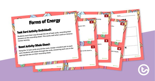 Go to Forms of Energy Task Cards teaching resource