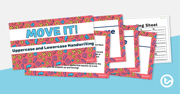 Go to Move It! Handwriting PowerPoint Game teaching resource