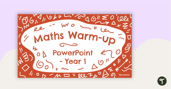 Go to Maths Warm Ups Interactive PowerPoint - Year 1 teaching resource