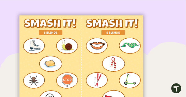 Go to SMASH IT! S Blends Game teaching resource