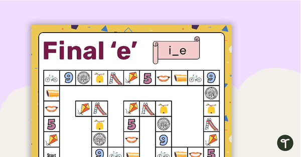 Go to Final 'e' Board Game - I_E teaching resource