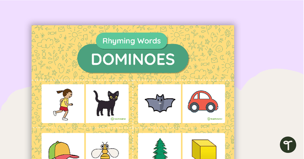 Go to Rhyming Word Dominoes teaching resource