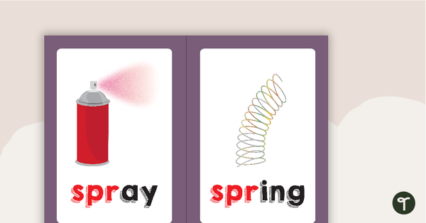 Go to Spr & Spl Blend Flashcards teaching resource