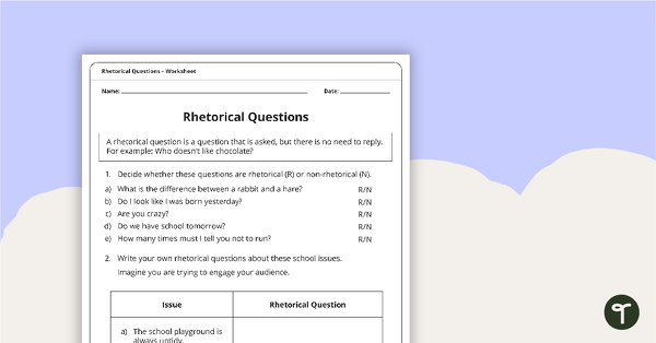 Go to Persuasive Language Devices Worksheet Pack teaching resource