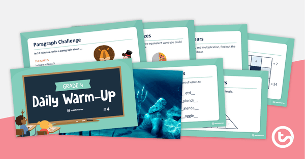 Go to Grade 4 Daily Warm-Up – PowerPoint 4 teaching resource