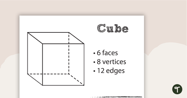 Go to Individual 3D Objects Posters - BW teaching resource