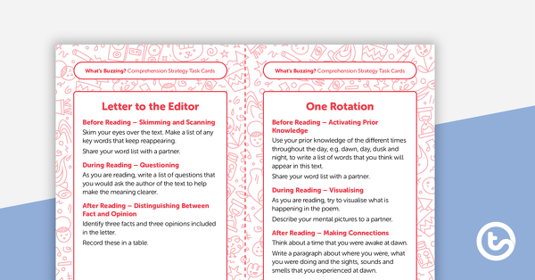 Go to Year 5 Magazine - "What's Buzzing?" (Issue 2) Task Cards teaching resource