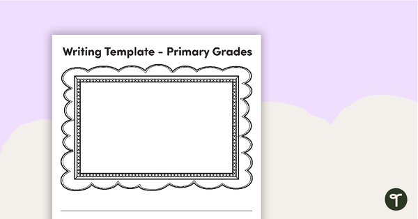 Go to Writing Template - Primary Grades teaching resource