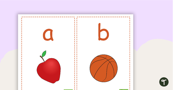 Go to A-Z Picture Flashcards (Lower Case) teaching resource