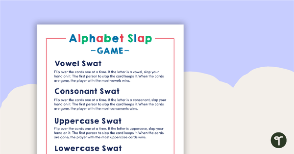 Go to Alphabet Slap teaching resource