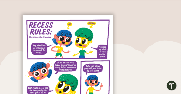 Go to Recess Rules: The More the Merrier – Worksheet teaching resource