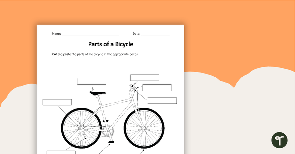 Go to Parts of a Bicycle - Worksheet teaching resource