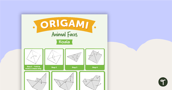 Go to Easy Origami Animals Worksheet and Step-By-Step Instructions for Kids teaching resource