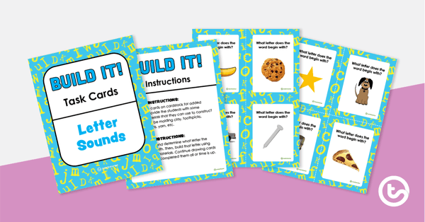 Go to Letter Sound Knowledge Activity Cards teaching resource