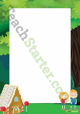 Go to Hansel & Gretel Fairy Tale Border - Word Template teaching resource