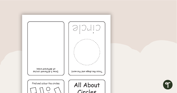 Go to All About Circles Mini Booklet teaching resource