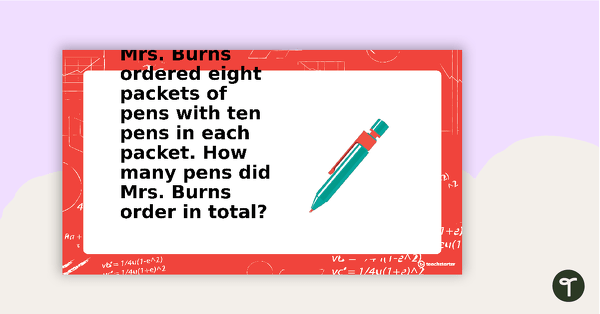 Go to Multiplication Facts PowerPoint - Eight Times Tables teaching resource