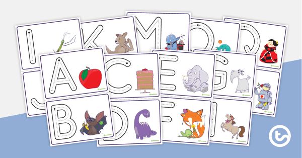 Go to Uppercase Letter Formation Task Cards teaching resource