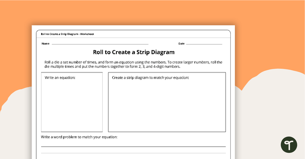 Go to Roll to Create a Strip Diagram teaching resource