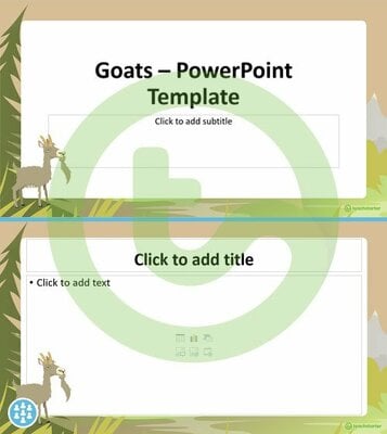 Go to Goats – PowerPoint Template teaching resource