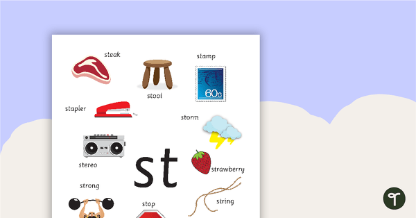 Go to St Blend Poster teaching resource