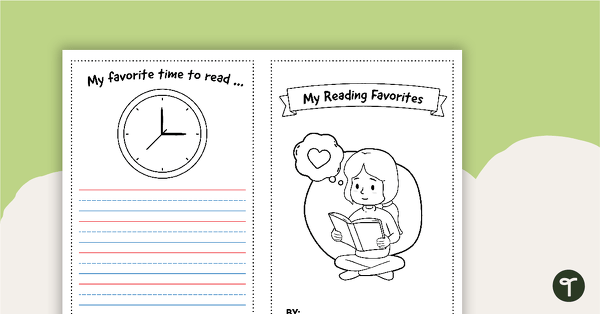 Go to My Reading Favorites Template teaching resource