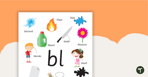 Go to Bl Blend Poster teaching resource