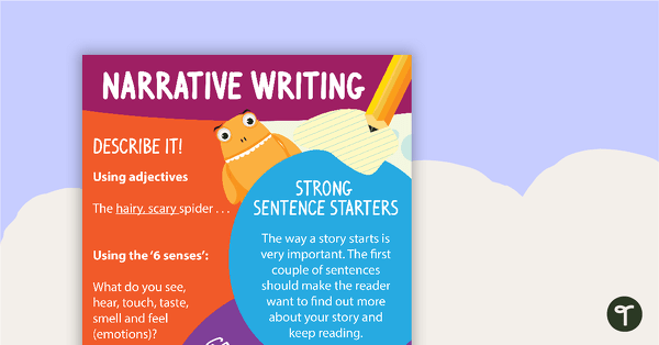 Go to Narrative Writing Poster teaching resource