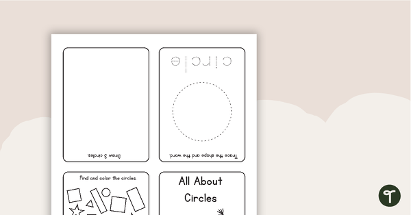 Go to All About Circles Mini Booklet teaching resource