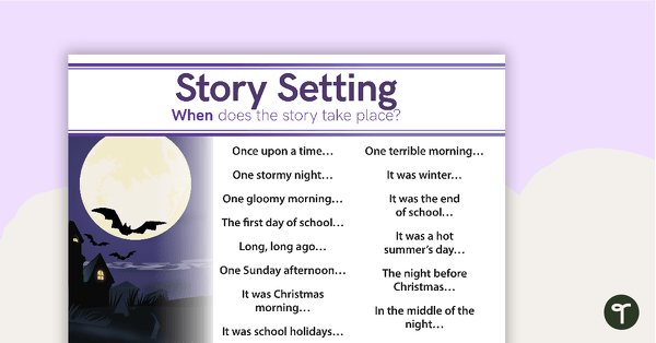 Go to Narrative Setting Prompts Posters teaching resource