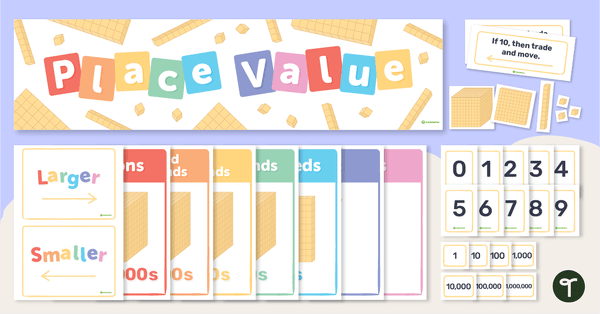 Go to Place Value Bulletin Board teaching resource