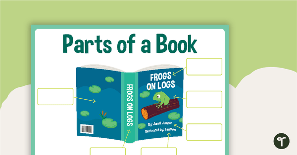 Go to Parts of a Book Cut and Paste Activity teaching resource