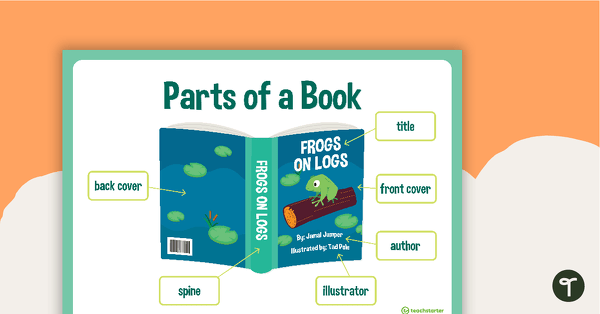 Go to Parts of a Book Poster teaching resource