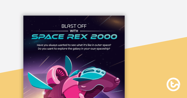 Go to Blast Off with Space Rex 2000 – Worksheet teaching resource