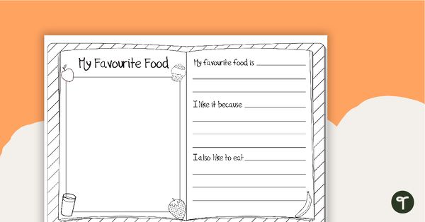 Go to My Favourite Food Worksheet teaching resource