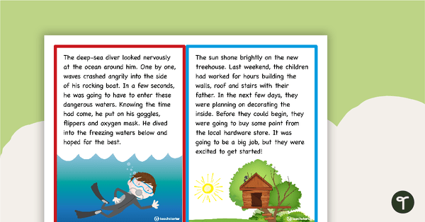 Go to Narrative Paragraphs Sequencing Activity teaching resource