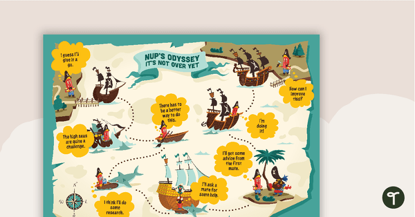 Go to Captain Yet: Pirate Nup's Odyssey It's Not Over Yet – Poster teaching resource