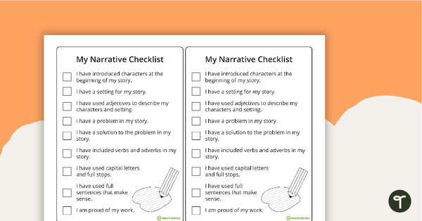 Go to Narrative Writing Checklist (Simplified Version) teaching resource