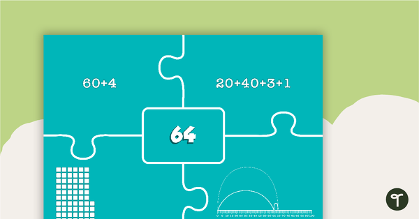 Go to Number Matching Puzzle - Addition teaching resource