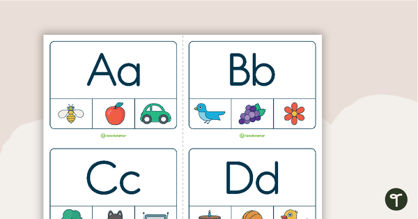 Go to Initial Sound Clip Cards (Version 2) teaching resource