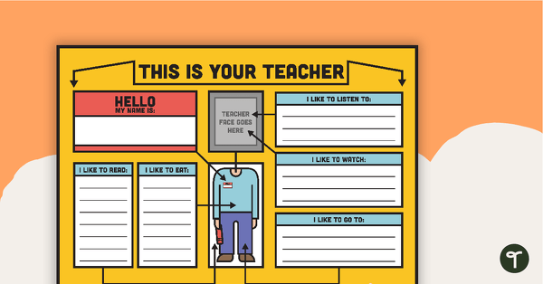 Go to This Is Your Teacher – Template teaching resource