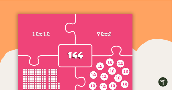 Go to Number Matching Puzzle - Multiplication teaching resource